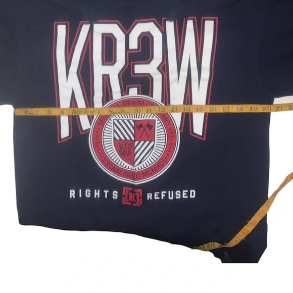 KR3W original denim apparel graphic T-shirt. - Picture 2 of 4